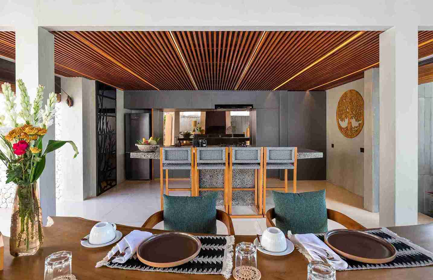 Our Garden Suites feature a king size bed, walk-in wardrobe, luxury bathroom and living area with bespoke work desk.